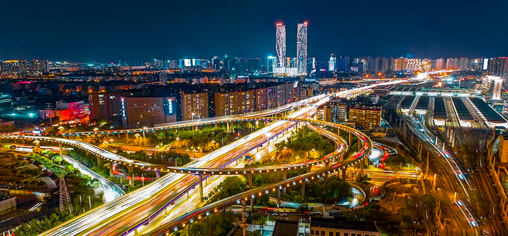 航拍延时：春城昆明又见车水马龙