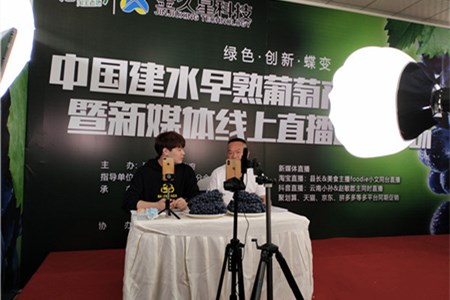 建水葡萄网上直播2小时卖出2万多件