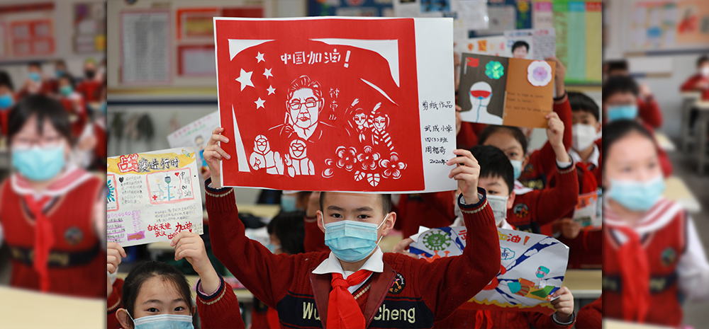 昆明小学四五六年级今天开学 一天三次体温检测