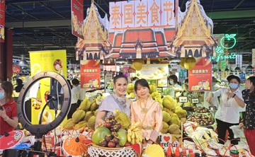 “直播带货”打开泰国水果入滇新渠道