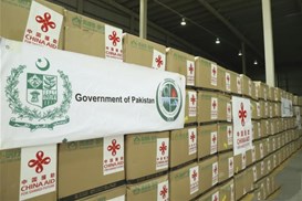 中国政府向巴基斯坦捐赠第六批抗疫物资