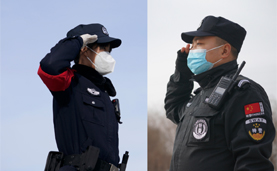 为抗疫，这个警察家庭同城相望