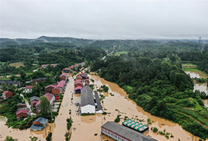 หูเป่ยฝนตกหนักเสียชีวิต 21 ราย สูญหาย 4 ราย