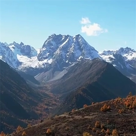 白马雪山秋色