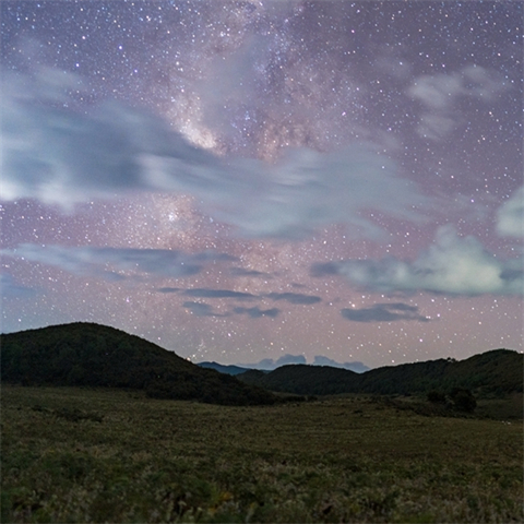 延时摄影|洱海源头 星河璀璨