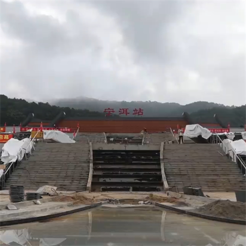 “飞阅”中老铁路宁洱站：白云生处 马鞍驮来茶叶香