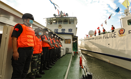 第111次中老缅泰湄公河联合巡逻执法启动
