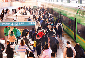 รถไฟจีน-ลาวขนส่งผู้โดยสารมากถึง 7 แสนคนในช่วงเทศกาลตรุษจีน
