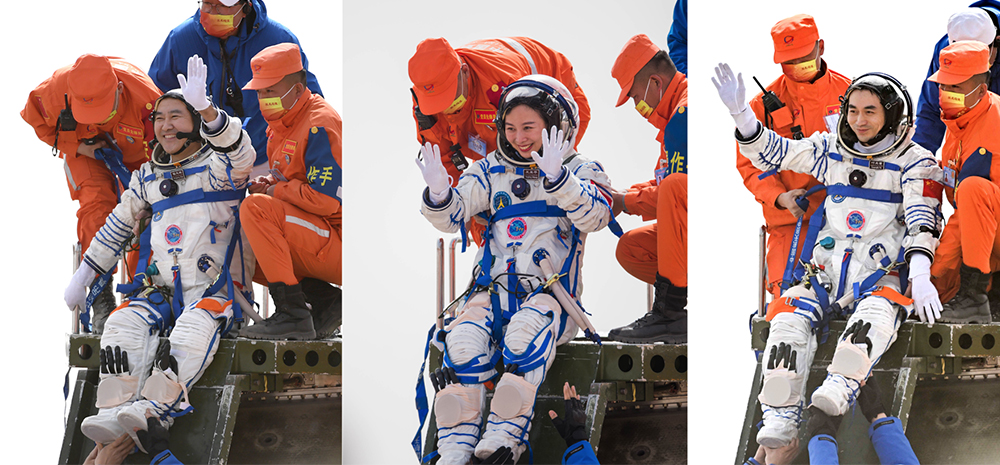 นักบินอวกาศจีนจาก “เสินโจว-13” กลับสู่โลกเป็นผลสำเร็จ