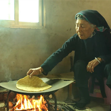 Buckwheat pancakes liked by Mojiang folks