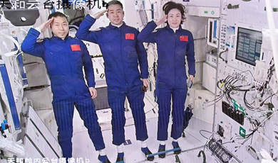 Shenzhou-14 astronauts enter space station core module