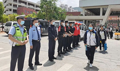 云南省公安机关全力护考