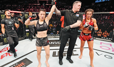 Flying female fists fuel interest in combat sports