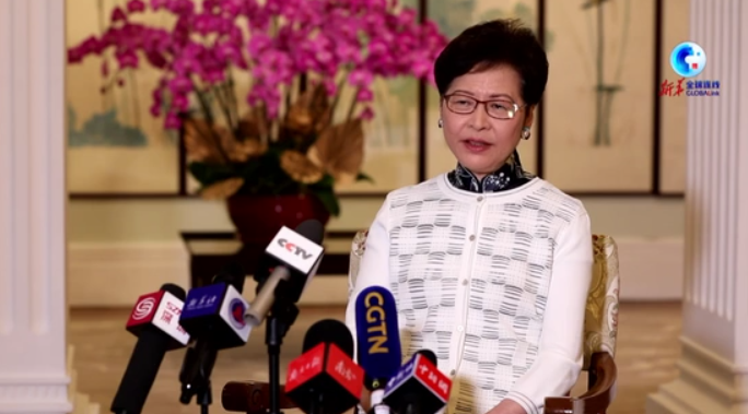 林郑月娥:香港回到正确轨道 未来前景非常乐观