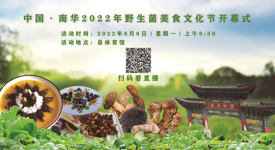 直播｜中国·南华2022年野生菌美食文化节开幕式