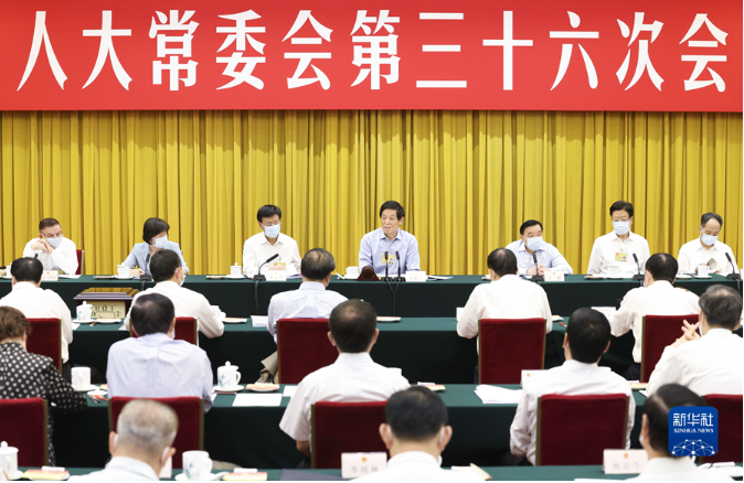 十三届全国人大常委会第三十六次会议举行联组会议