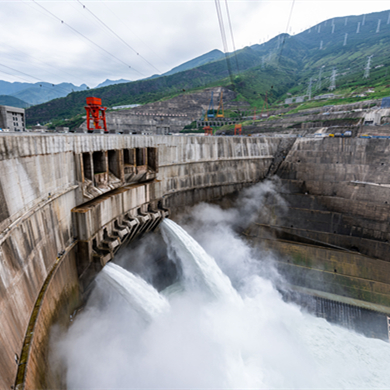 New unit of China's Baihetan hydropower station starts commercial operation