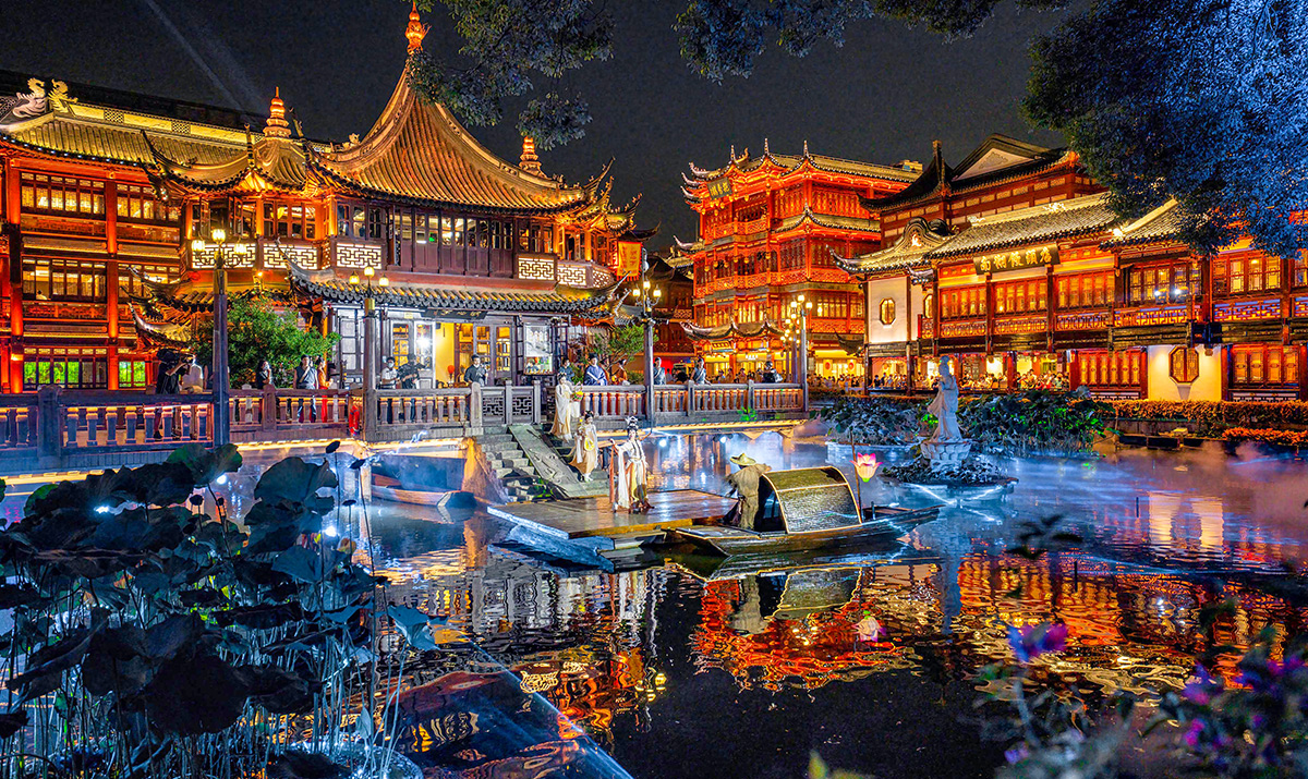 上海豫园 沉浸体验“国风之夜”