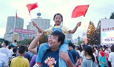 National Day greeted around the world and beyond