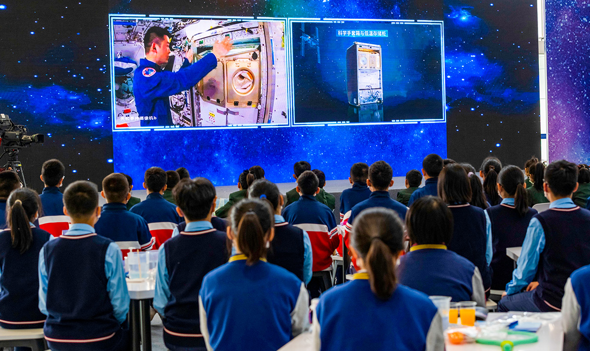 中国空间站第三次太空授课活动取得圆满成功