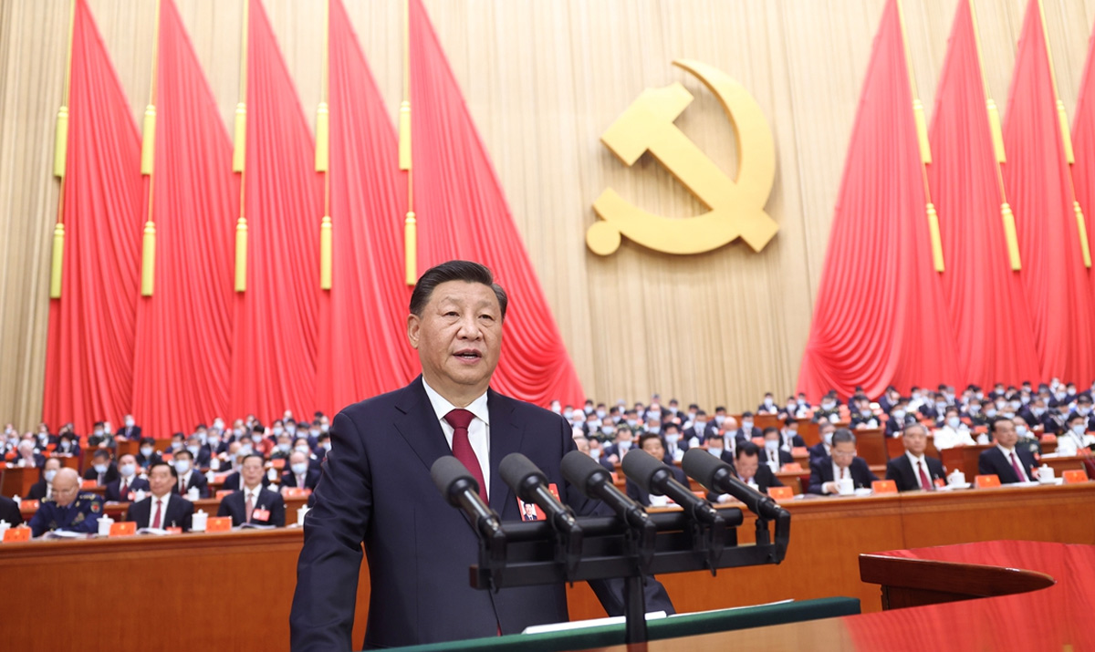 中国共产党第二十次全国代表大会在京开幕<br>习近平代表第十九届中央委员会向党的二十大作报告