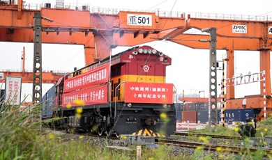 China-Europe freight train services improved