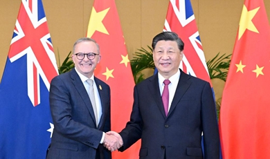 Xi meets Australian PM Albanese