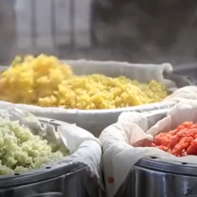 Sticky rice symbolizes good luck in Jinggu