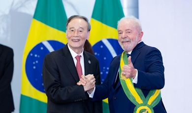 Chinese VP attends inauguration ceremony of new Brazilian president