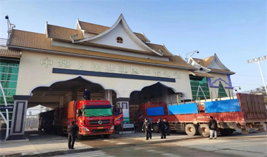 တရုတ်-မြန်မာနယ်စပ်ရှိ မန်ဟိုင်းလမ်းကြောင်းမှတစ်ဆင့် ကုန်စည်ပို့ဆောင်ရေးပမာဏမှာ တန်ချိန် တစ်သိန်း ကျော်ရှိခဲ့