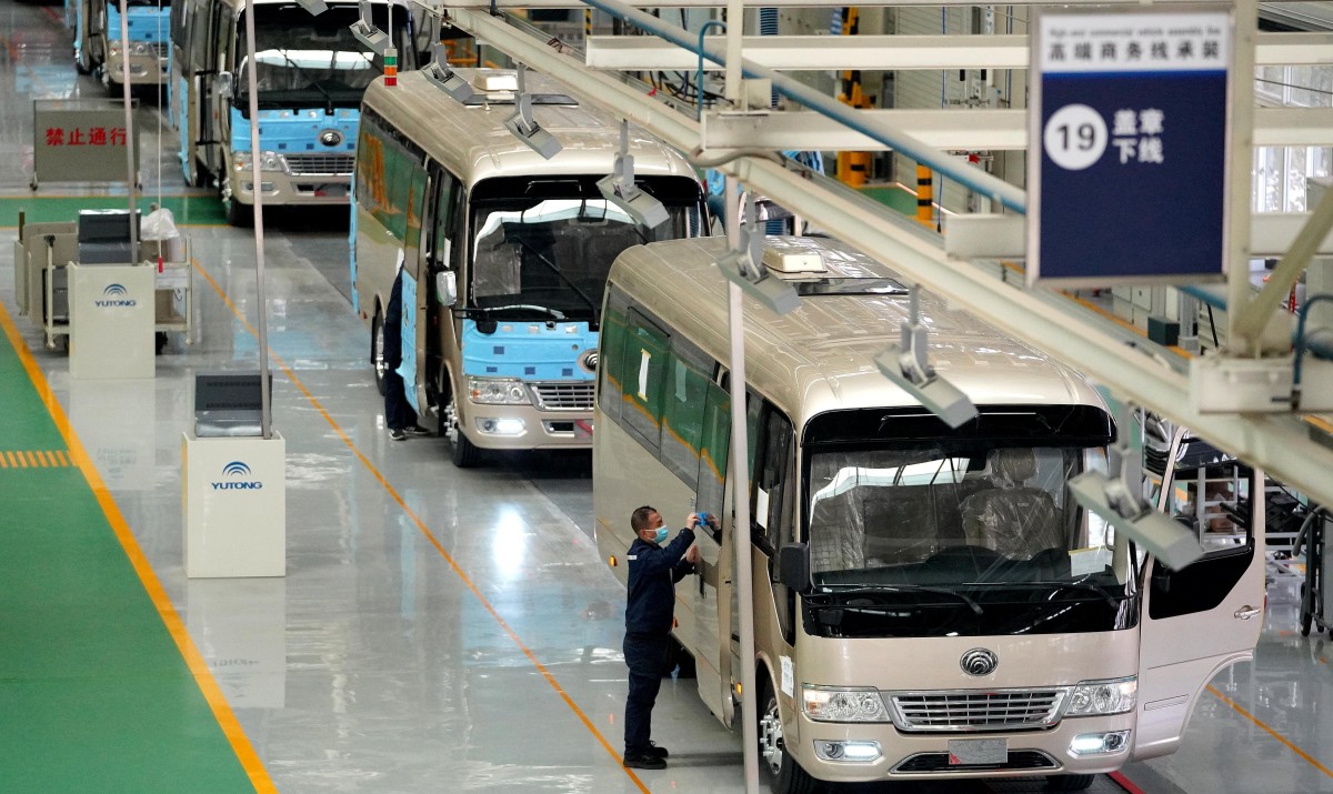 รถบัสจีน “อวี่ทง” ออเดอร์ร้อนแรงในตลาดประเทศ