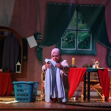 Gazan artists fight against social discrimination, violence through theater performance