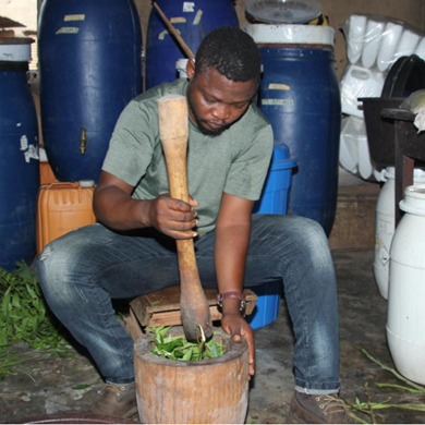 Beninese entrepreneur produces organic fertilizer to help farmers raise output