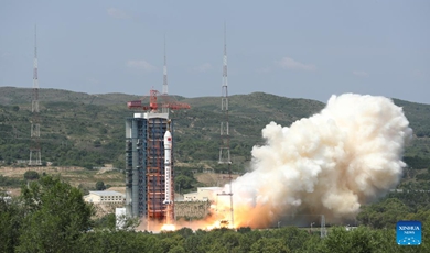 China sends four satellites into space