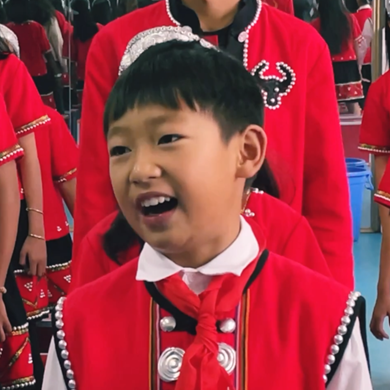 Children from Wa mountain express their wishes via singing