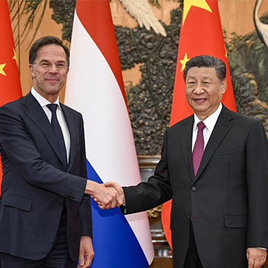 Chủ tịch Tập Cận Bình tiếp Thủ tướng Hà Lan Mark Rutte