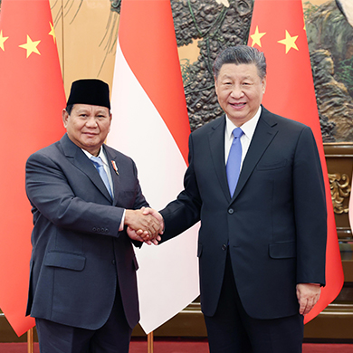 Chủ tịch Trung Quốc Tập Cận Bình tổ chức hội đàm với Tân Tổng thống Indonesia Prabowo
