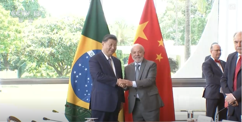 Xi holds talks with Brazilian President Lula da Silva as two countries lift ties