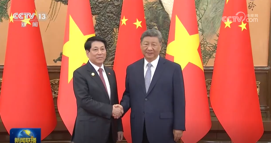 Xi meets Vietnamese president