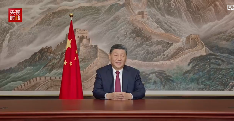 Xi's message for New Year widely lauded