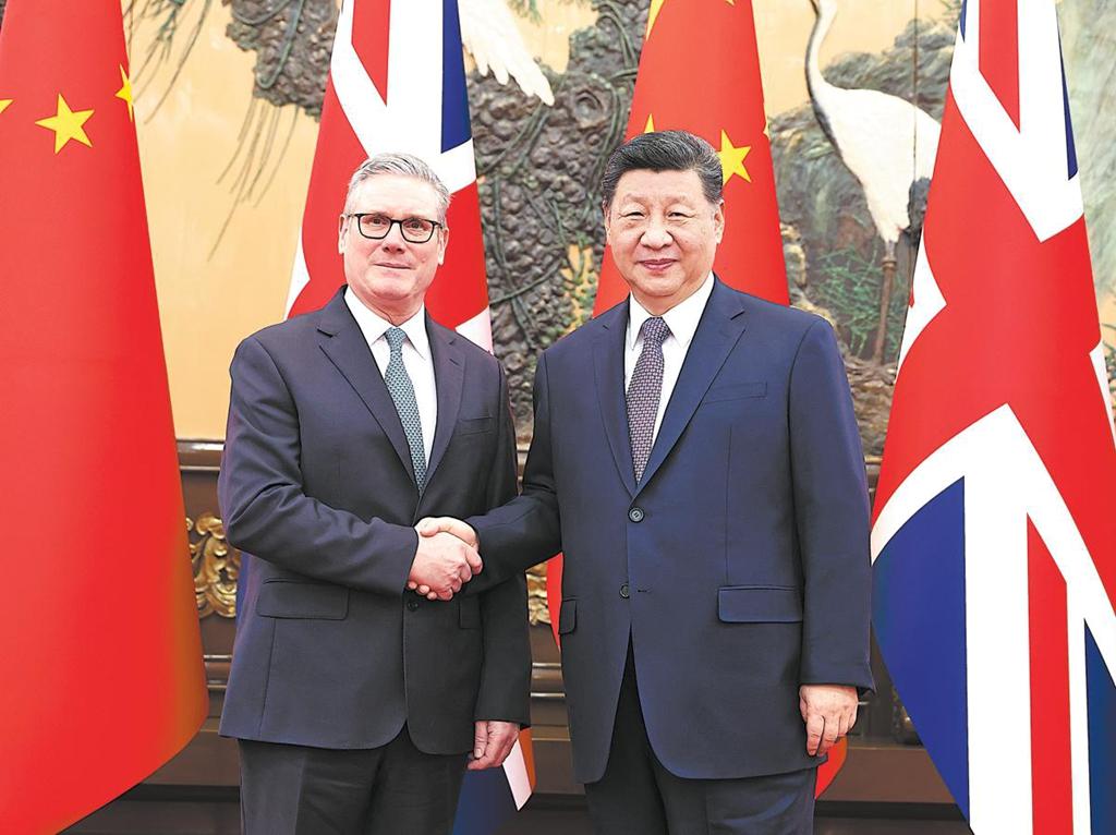 Xi, Starmer envision growth of ties