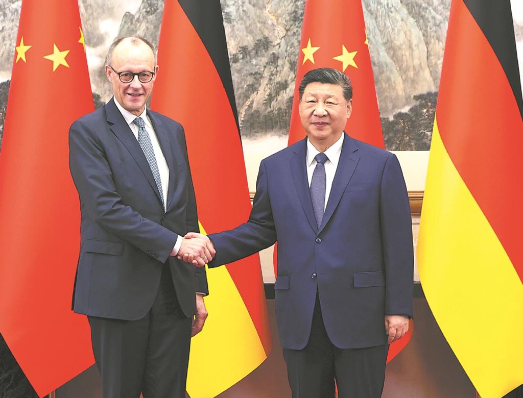 President calls for stability, vitality of Sino-German ties