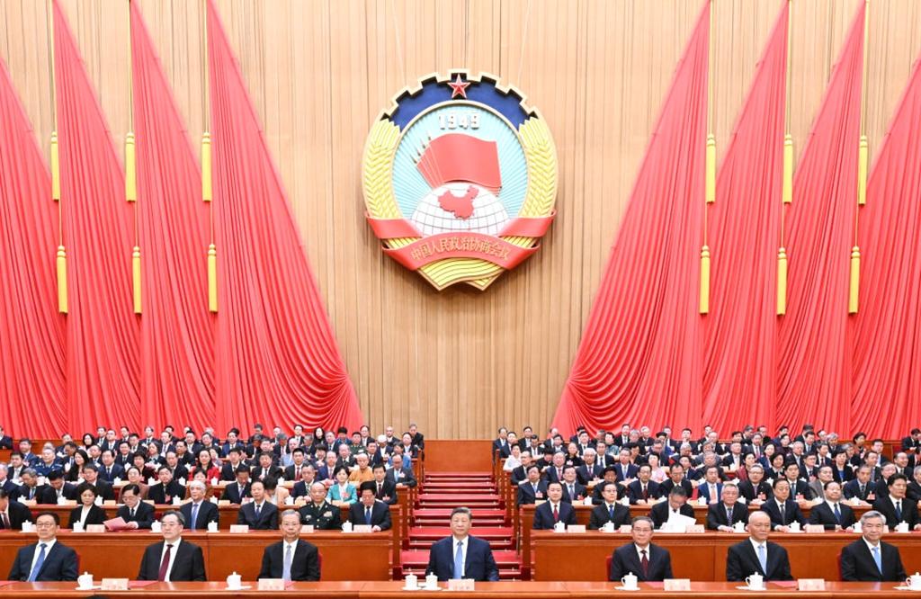 China's top political advisory body holds closing meeting of annual session