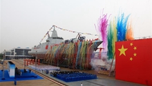 China launches 10,000-tonne new destroyer