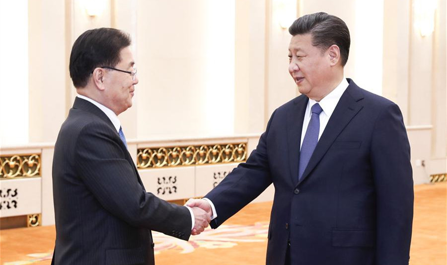 Xi expects smooth DPRK-ROK summit, DPRK-U.S. dialogue