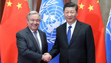 Xi stresses need to improve global governance during meeting with UN chief