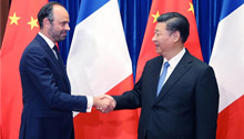 Xi Jinping meets French Prime Minister Edouard Philippe