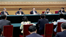 Chinese leaders stress reform, legislation, poverty relief