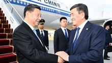 Chinese president arrives in Kyrgyzstan for state visit, SCO summit