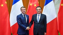 Premier Li meets with Macron